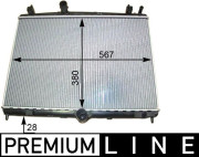 CR 2113 000P Chladič, chlazení motoru BEHR *** PREMIUM LINE *** MAHLE