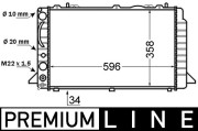 CR 396 000P MAHLE chladič motora CR 396 000P MAHLE