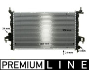 CR 422 000P Chladič, chlazení motoru BEHR *** PREMIUM LINE *** MAHLE