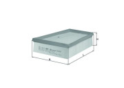 LX 957/2 Vzduchový filtr MAHLE