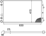 CR 505 000S Chladič, chlazení motoru Ausgabe Nr. 03/2018: Beschädigtes Ölfilterpapier MAHLE