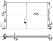 CR 835 001S Chladič, chlazení motoru Ausgabe Nr. 03/2018: Beschädigtes Ölfilterpapier MAHLE