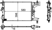 CR 945 000S MAHLE chladič motora CR 945 000S MAHLE