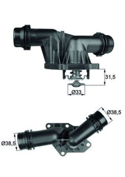 TI 25 85 Termostat, chladivo Ausgabe Nr. 03/2018: Beschädigtes Ölfilterpapier MAHLE