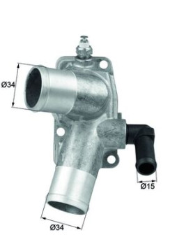 TI 42 92D Termostat, chladivo Ausgabe Nr. 03/2018: Beschädigtes Ölfilterpapier MAHLE