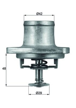 TI 48 80D Termostat, chladivo Ausgabe Nr. 03/2018: Beschädigtes Ölfilterpapier MAHLE