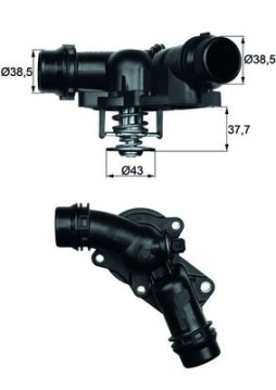 TM 13 97 Termostat, chladivo Ausgabe Nr. 03/2018: Beschädigtes Ölfilterpapier MAHLE