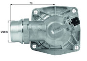 TM 16 105 Termostat, chladivo BEHR MAHLE