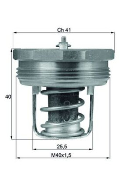 TX 89 83 Termostat, chladivo Ausgabe Nr. 03/2018: Beschädigtes Ölfilterpapier MAHLE