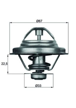 TX 24 80D MAHLE termostat chladenia TX 24 80D MAHLE