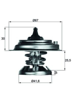 TX 29 80D Termostat, chladivo Ausgabe Nr. 03/2018: Beschädigtes Ölfilterpapier MAHLE