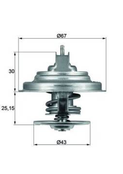 TX 31 92D Termostat, chladivo Ausgabe Nr. 03/2018: Beschädigtes Ölfilterpapier MAHLE