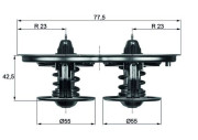 TX 32/1D Termostat, chladivo Ausgabe Nr. 03/2018: Beschädigtes Ölfilterpapier MAHLE