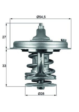 TX 78 83 MAHLE termostat chladenia TX 78 83 MAHLE