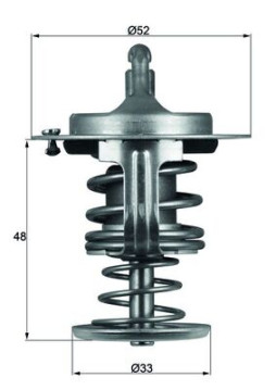 TX 82 80D Termostat, chladivo Ausgabe Nr. 03/2018: Beschädigtes Ölfilterpapier MAHLE