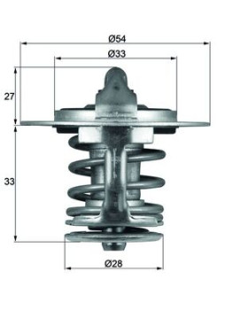 TX 84 77 Termostat, chladivo Ausgabe Nr. 03/2018: Beschädigtes Ölfilterpapier MAHLE