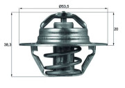 TX 88 82D Termostat, chladivo Ausgabe Nr. 03/2018: Beschädigtes Ölfilterpapier MAHLE