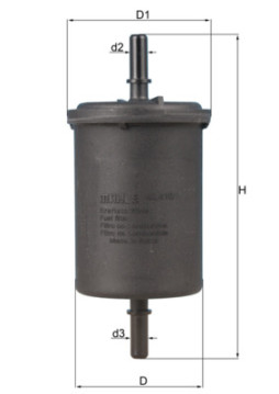 KL 416/1 Palivový filtr MAHLE