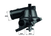 TM 23 95 Termostat, chladivo BEHR MAHLE