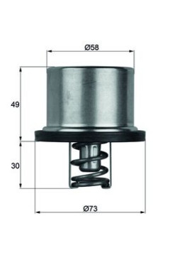 THD 1 75 Termostat, chladivo Ausgabe Nr. 03/2018: Beschädigtes Ölfilterpapier MAHLE