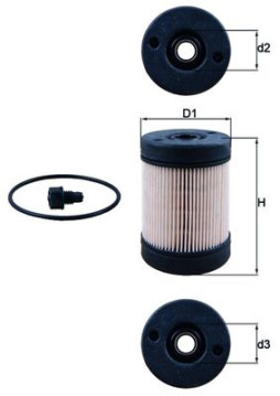 UX 2D MAHLE filter močoviny UX 2D MAHLE