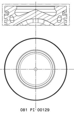 081 PI 00129 000 MAHLE piest 081 PI 00129 000 MAHLE