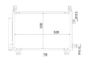 AC 806 000S MAHLE kondenzátor klimatizácie AC 806 000S MAHLE