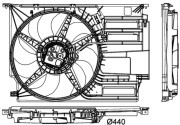 CFF 404 000P MAHLE ventilátor chladenia motora CFF 404 000P MAHLE