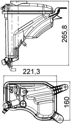 CRT 207 000S Vyrovnávací nádoba, chladicí kapalina Ausgabe Nr. 03/2018: Beschädigtes Ölfilterpapier MAHLE