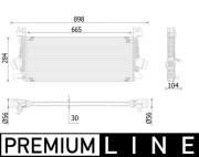 CI 515 000P Chladič turba BEHR *** PREMIUM LINE *** MAHLE