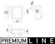 CI 539 000P Chladič turba BEHR *** PREMIUM LINE *** MAHLE