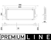 CI 542 000P MAHLE chladič plniaceho vzduchu CI 542 000P MAHLE