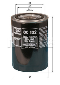 OC 132 Olejový filtr MAHLE