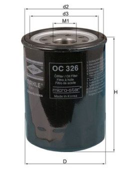 OC 326 Olejový filtr MAHLE