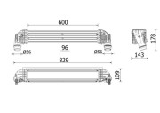 CI 624 000P MAHLE chladič plniaceho vzduchu CI 624 000P MAHLE