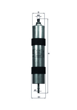 KL 104 Palivový filtr MAHLE