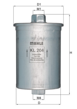 KL 204 Palivový filtr MAHLE