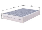 LAK 1137 Filtr, vzduch v interiéru MAHLE