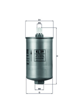 KL 29 MAHLE palivový filter KL 29 MAHLE