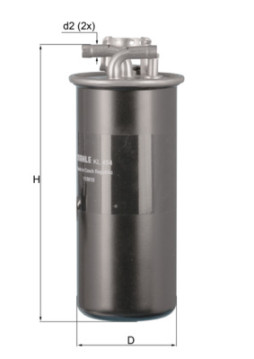 KL 454 Palivový filtr MAHLE