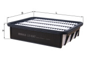 LX 4247 MAHLE vzduchový filter LX 4247 MAHLE