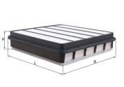 LX 5055 MAHLE vzduchový filter LX 5055 MAHLE