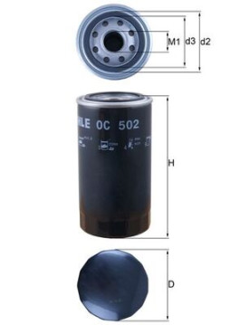 OC 502 Olejový filtr MAHLE
