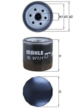 OC 977/1 MAHLE olejový filter OC 977/1 MAHLE