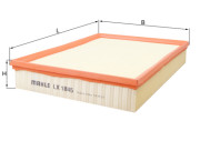 LX 1845 Vzduchový filtr MAHLE