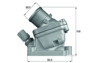 TH 36 90D Termostat, chladivo Ausgabe Nr. 03/2018: Beschädigtes Ölfilterpapier MAHLE