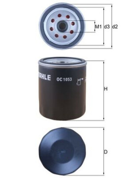 OC 1053 Olejový filtr MAHLE