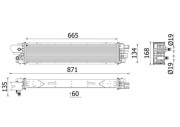 CI 664 000P MAHLE chladič plniaceho vzduchu CI 664 000P MAHLE