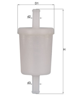 KL 260 OF MAHLE palivový filter KL 260 OF MAHLE