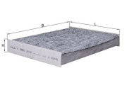 LAK 891 Filtr, vzduch v interiéru MAHLE